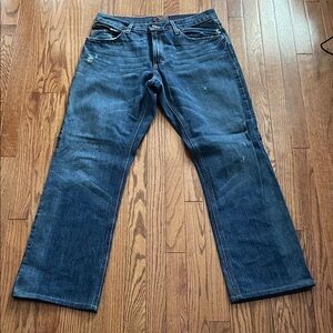 Ariat Denim M4 LR Boot Medium Wash Jeans Men’s Sz 33/36